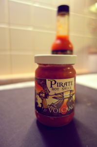 sauce piquante pirate de volcano